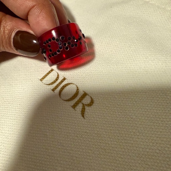 Christian Dior logo ring clear ring - Picture 8 of 10